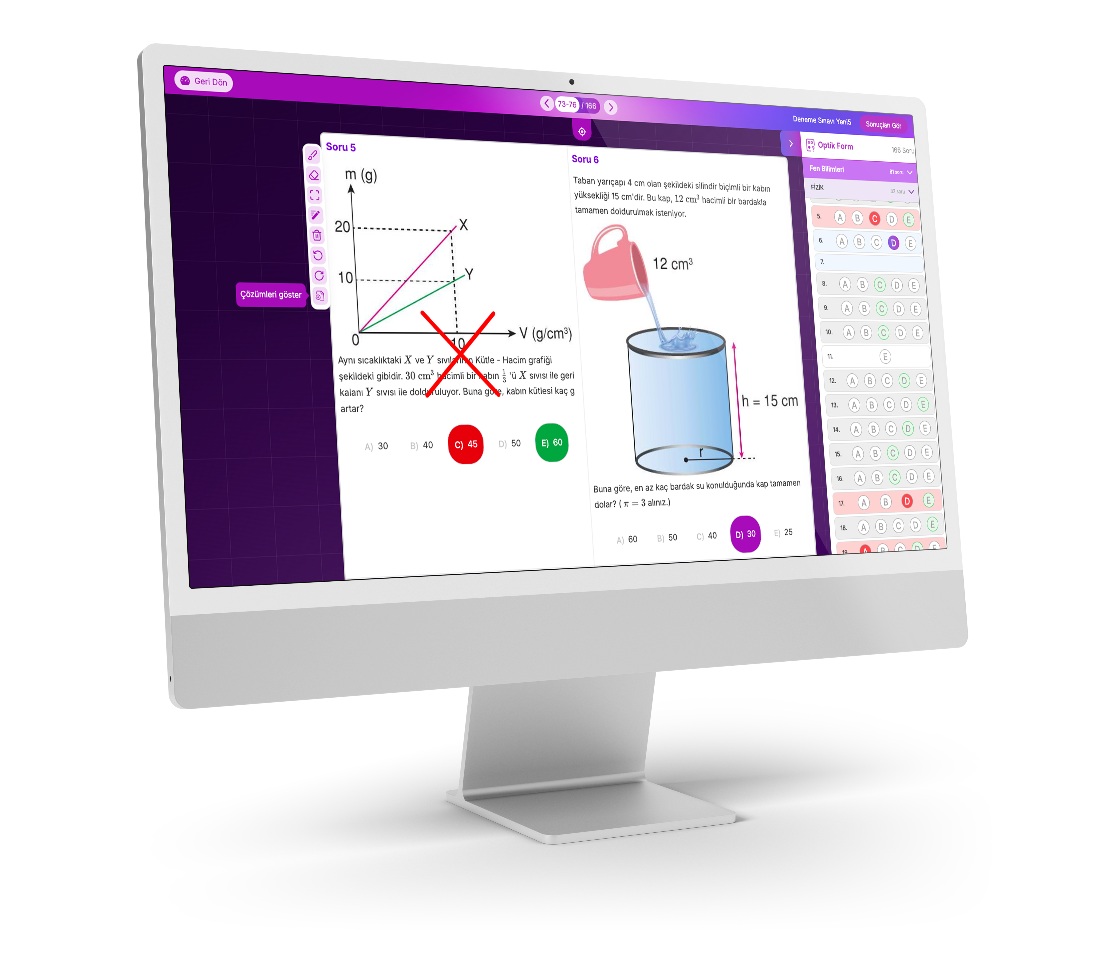 Nohut Bilgi Dijital Eğitim Paneli Dijital Çalışma Sayfası  ekranı