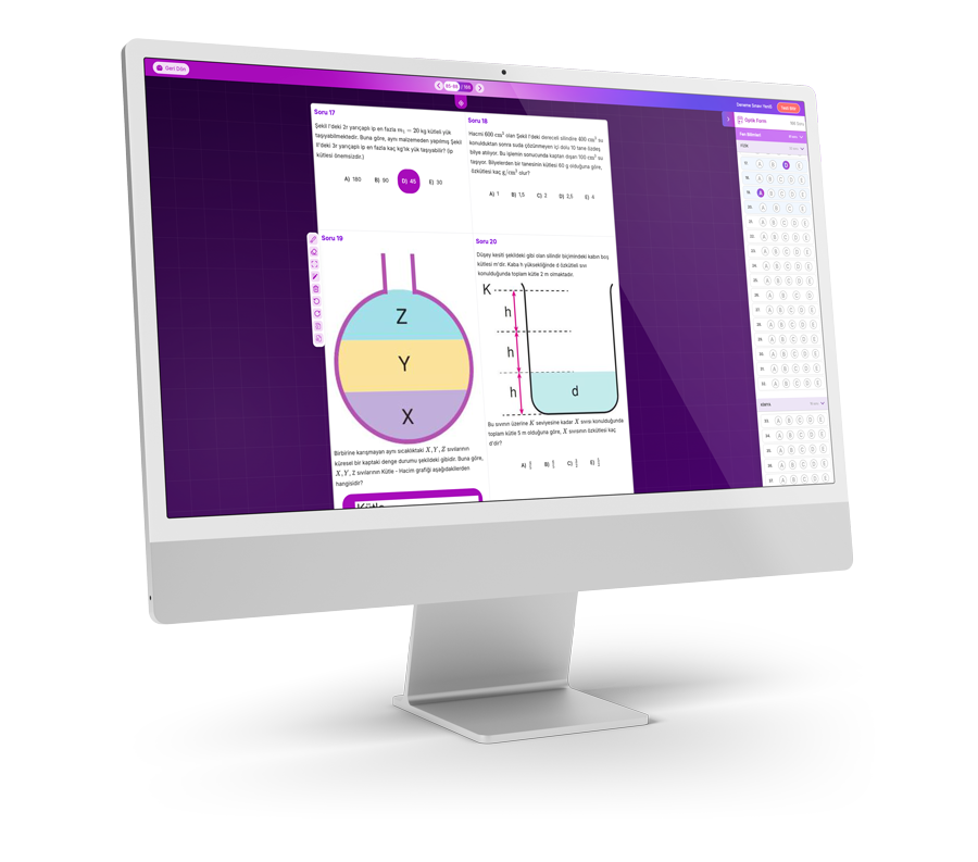 Nohut Bilgi Dijital Eğitim Paneli Dijital Çalışma Sayfası ekranı